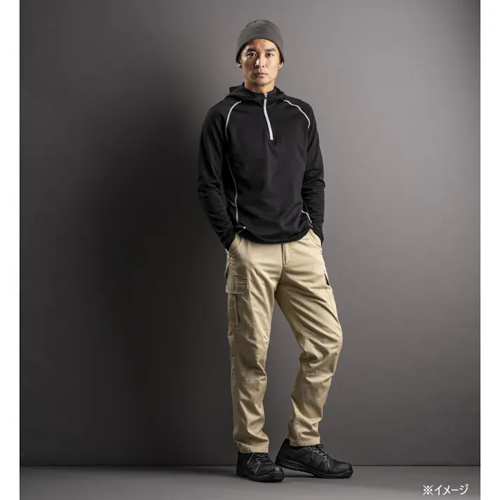 カインズ 細編みニット帽子 フリーサイズ ライトグレー