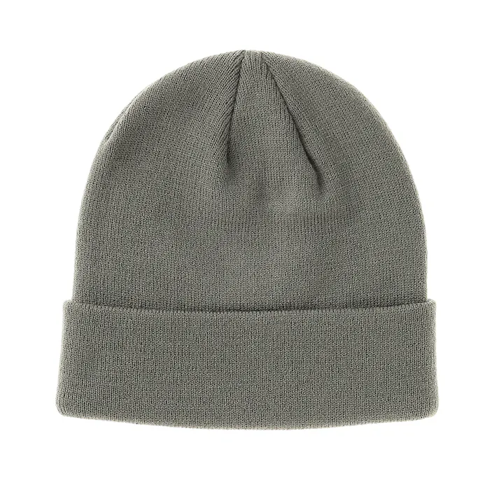 カインズ 細編みニット帽子 フリーサイズ ライトグレー