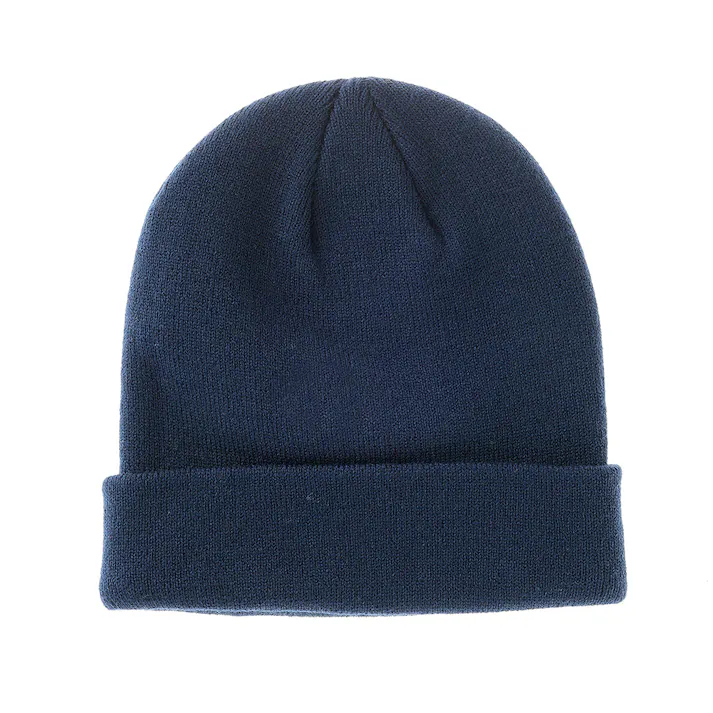 カインズ 細編みニット帽子 フリーサイズ ネイビー