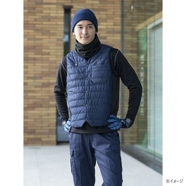 カインズ 細編みニット帽子 フリーサイズ ネイビー