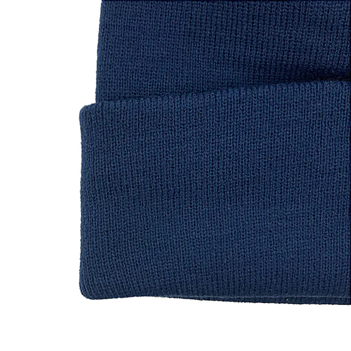 カインズ 細編みニット帽子 フリーサイズ ネイビー