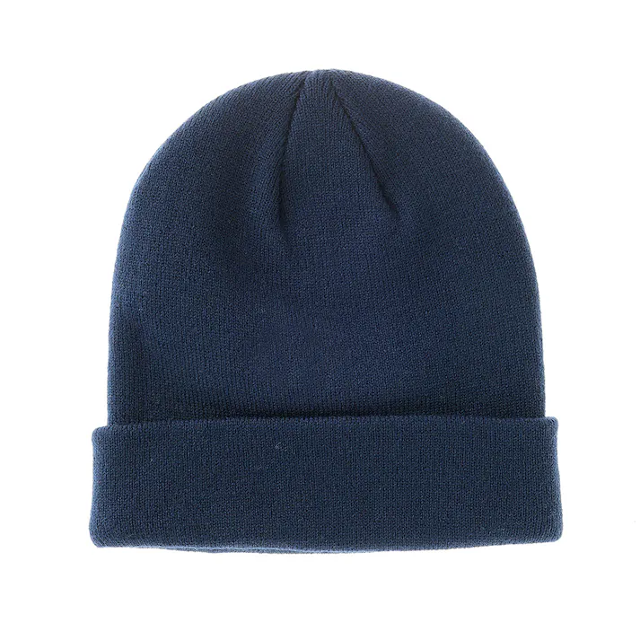 カインズ 細編みニット帽子 フリーサイズ ネイビー