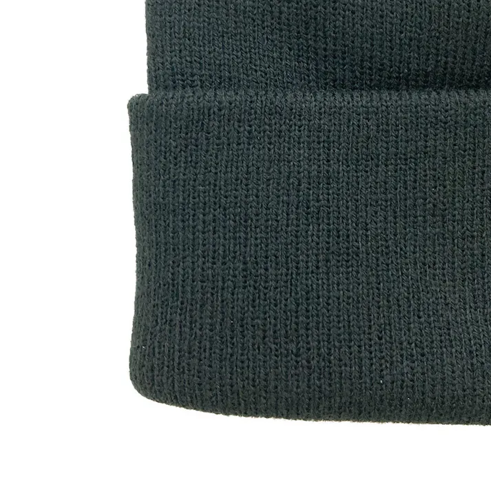 カインズ 細編みニット帽子 フリーサイズ ブラック