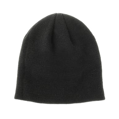 細編みニット帽子 フリーサイズ ブラック