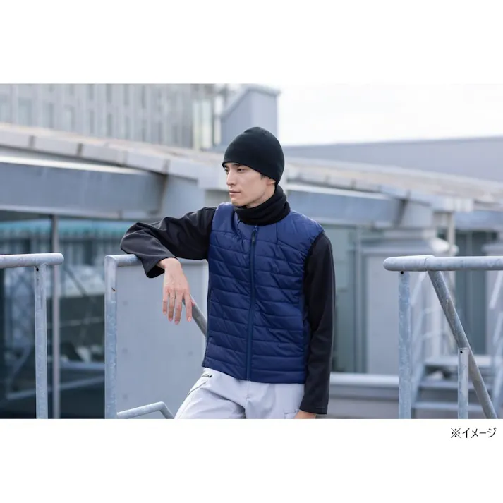 カインズ 細編みニット帽子 フリーサイズ ブラック