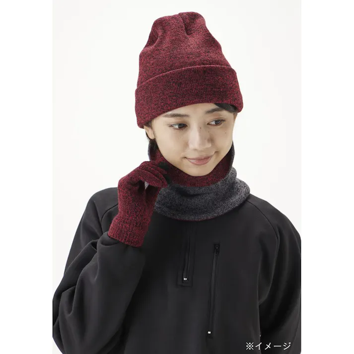 カインズ ニットネックウォーマー グレー フリーサイズ