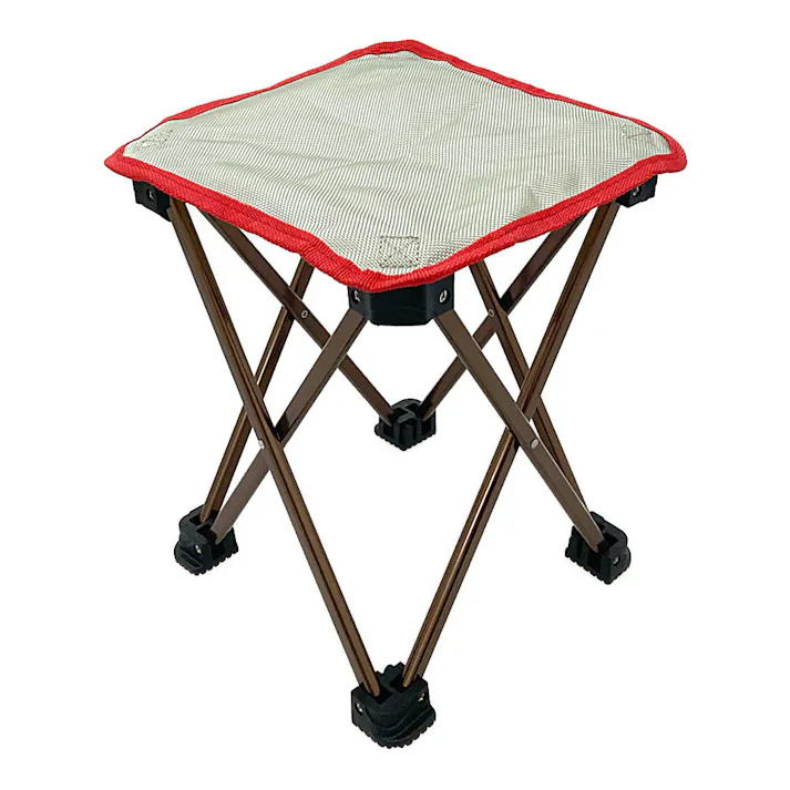 カインズ 持ち運びに便利なかるーい アルミミニチェア ベージュ