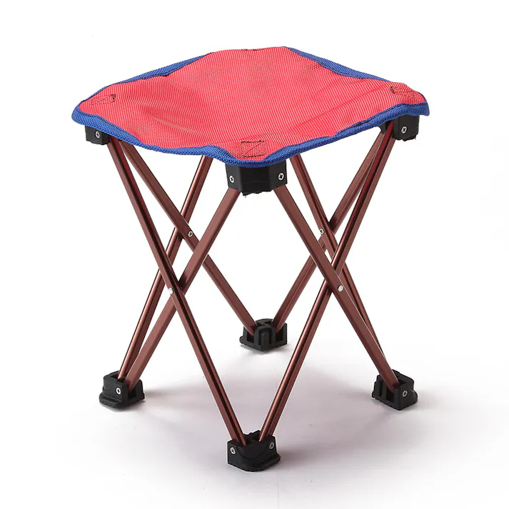 カインズ 持ち運びに便利なかるーい アルミミニチェア レッド(販売終了)