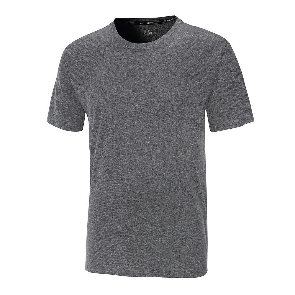 スピードドライ Tシャツ 丸首 杢ブラック L 紳士 靴下・肌着 スピードドライ Tシャツ 丸首 杢ブラック L 紳士 靴下・肌着
