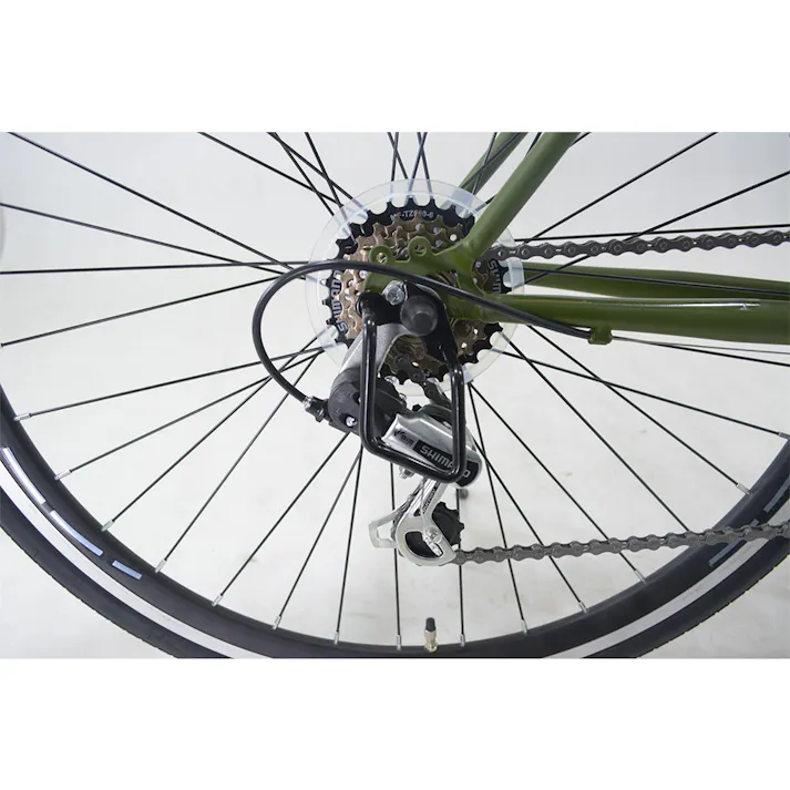 【自転車】クロスバイク アヴェントゥーラ AVVENTURA 700×28C 外装6段 AR カーキ