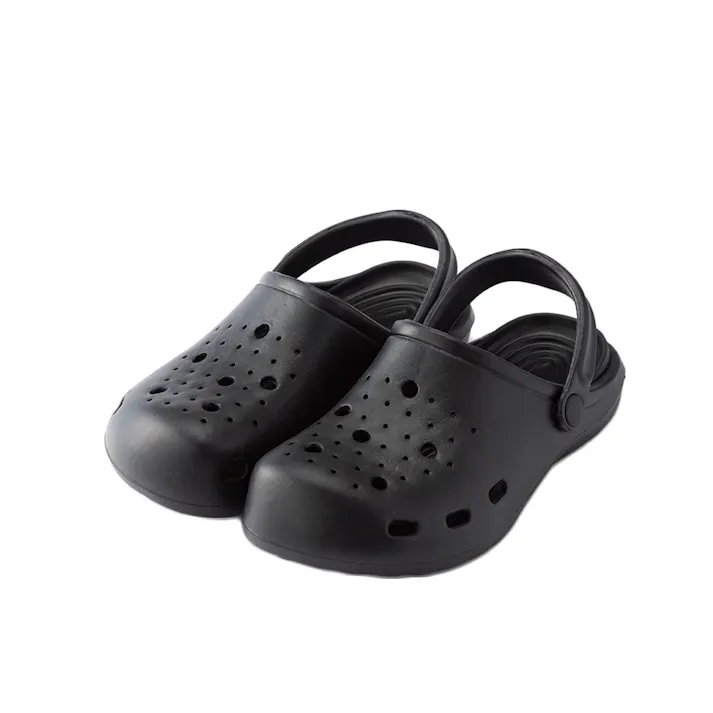 ダブルソールサンダル ブラック/ブラック 23cm