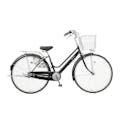 【自転車】キラリ KiLaLi パンクしにくい軽快車 27インチ 内装3段 オートライト ブラック