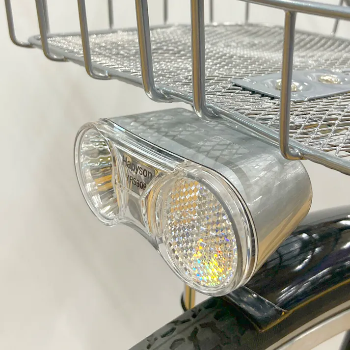 【自転車】キラリ KiLaLi パンクしにくい軽快車 27インチ 内装3段 オートライト ブラック