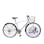 【自転車】キラリ KiLaLi2 パンクしにくいクロスバイク 27インチ 外装6段 オートライト ホワイト