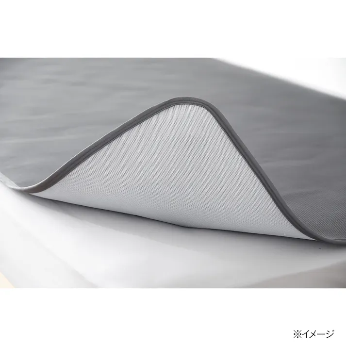 吸汗・速乾 敷パッド Pitapa ダークグレー シングル 100cm×200cm