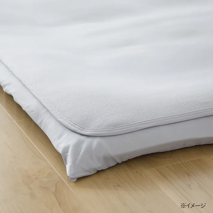 吸汗・速乾 敷パッド Pitapa グレー シングル 100cm×200cm