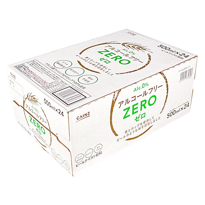 【ケース販売】アルコールフリー ZERO 500ml×24本