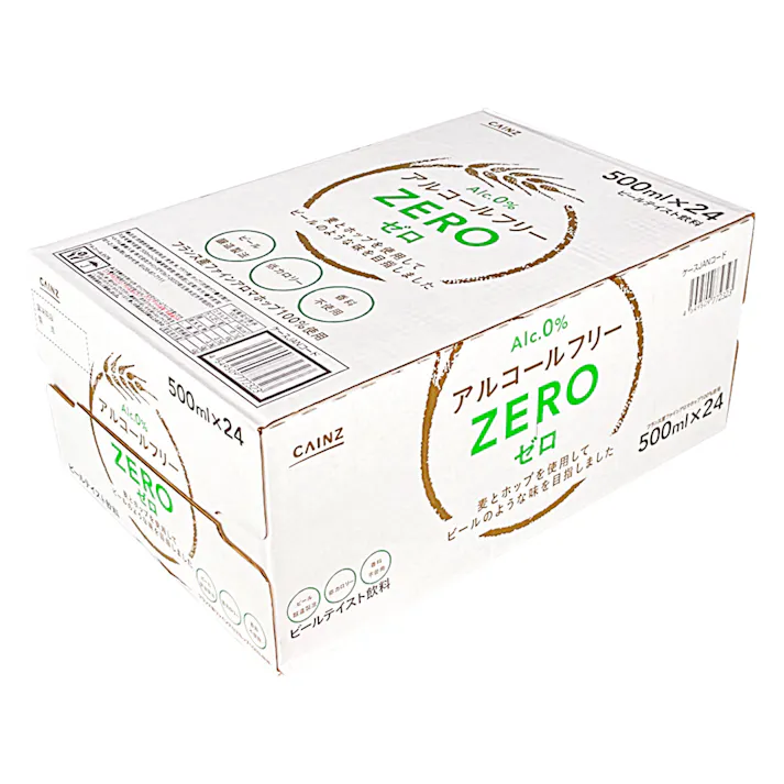 【ケース販売】アルコールフリー ZERO 500ml×24本