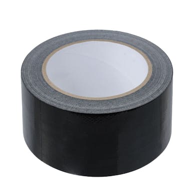 カラー布粘着テープ ブラック 幅50mm×長さ25m