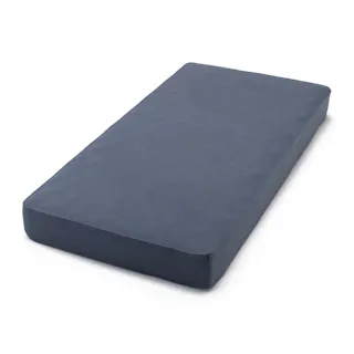 やわらかニットBOXシーツ ネイビー シングル 100×200cm※カバーのみ