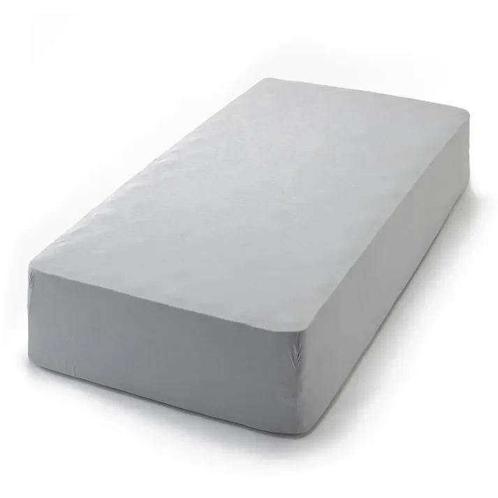 やわらかニットBOXシーツ グレー クイーン 160×200cm※カバーのみ