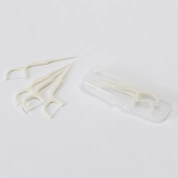 CAINZ 糸付きようじ 100本入パック 白