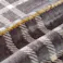 毛布 MIZUKUMO タンネチェックダークグレー ダブル 180×200cm(販売終了)