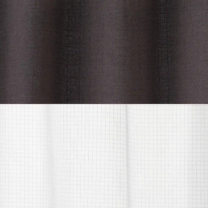 遮光 楓 ブラウン 100×200cm 4枚組セットカーテン