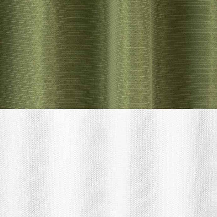 遮光 ナチュラル グリーン 100×110cm 4枚組セットカーテン(販売終了)