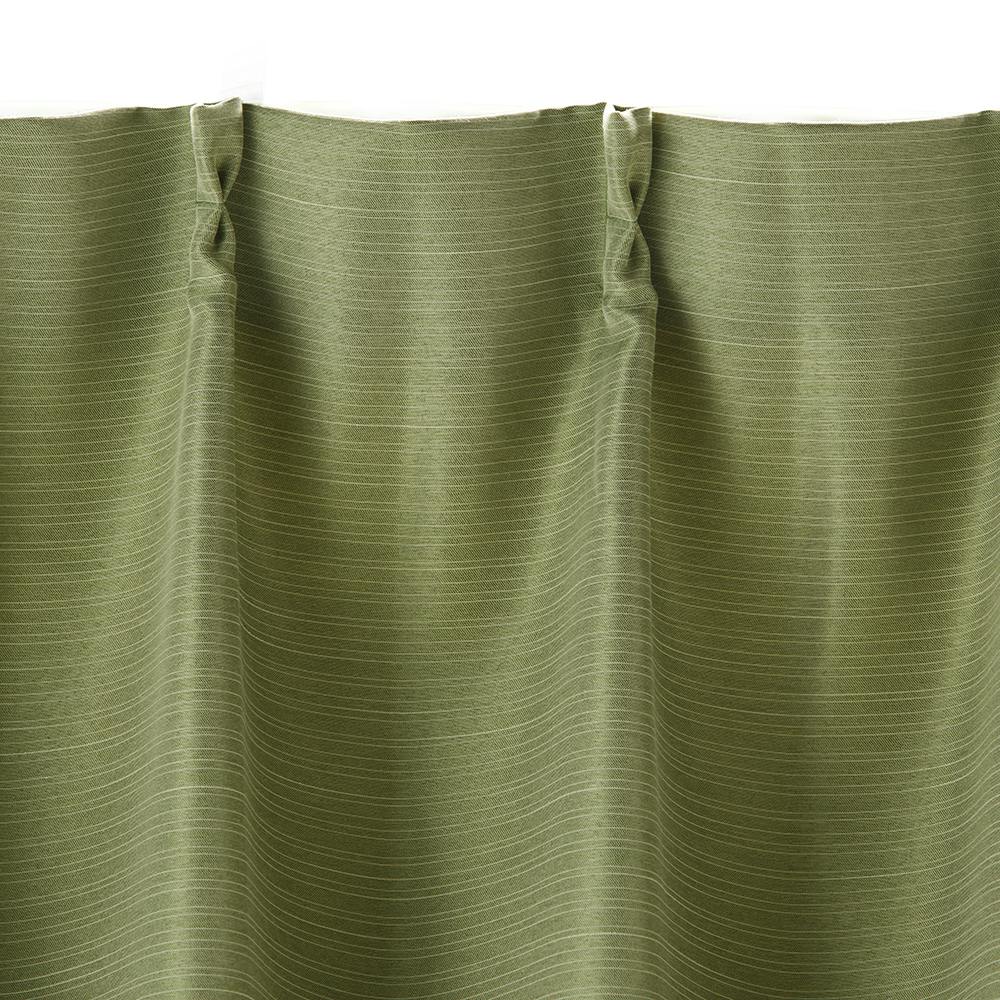 遮光 ナチュラル グリーン 100×135cm 4枚組セットカーテン | カーテン