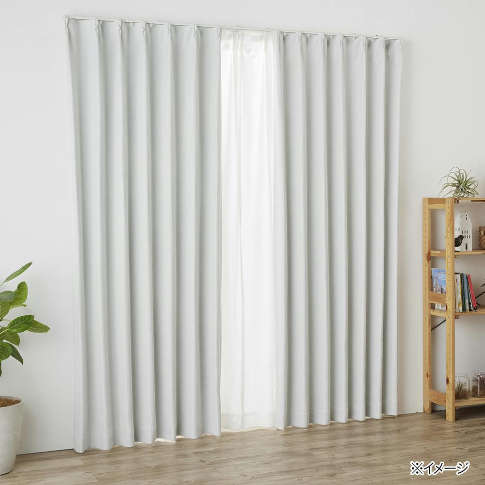 淡い色の遮光カーテン ノーマル ホワイト 100×200cm 2枚組 | カーテン 
