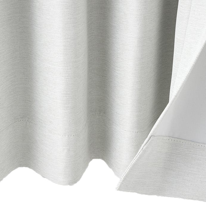 淡い色の遮光カーテン ノーマル ホワイト 150×178cm 2枚組