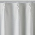 淡い色の遮光カーテン ノーマル ホワイト 150×230cm 2枚組