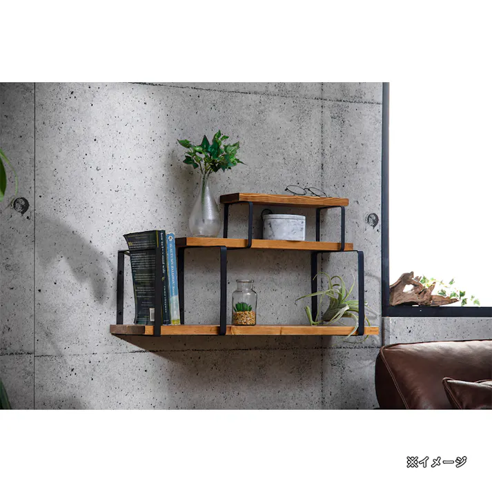 カインズ Kumimoku 1×4 棚受け 45cm ブラウン