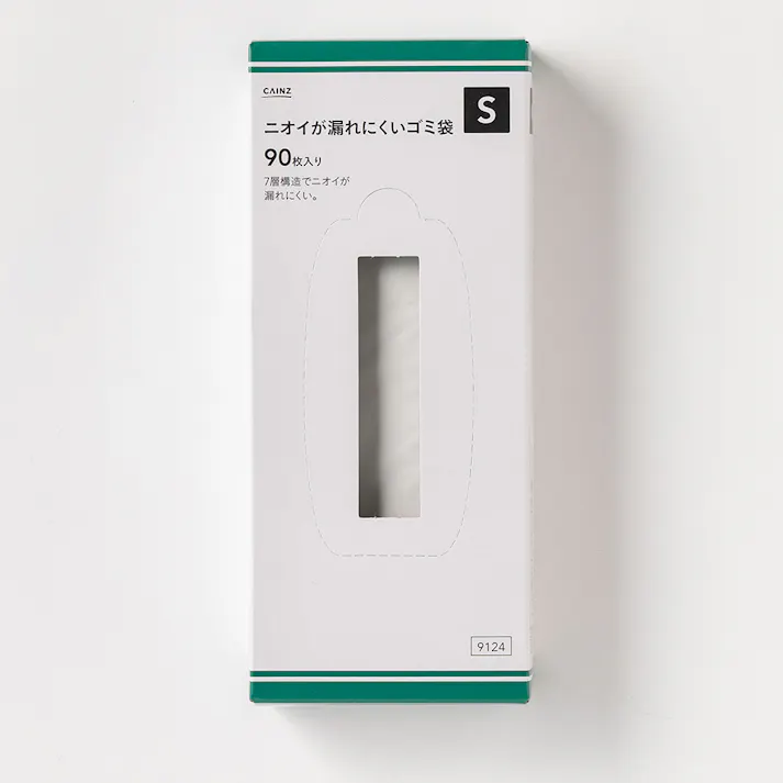 ニオイが漏れにくいゴミ袋 S 90枚入