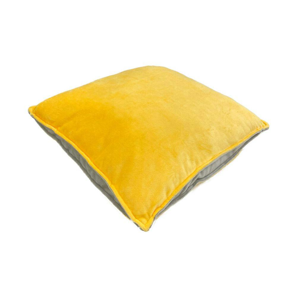 マチ付き背あてクッション andcute イエロー (販売終了) | クッション