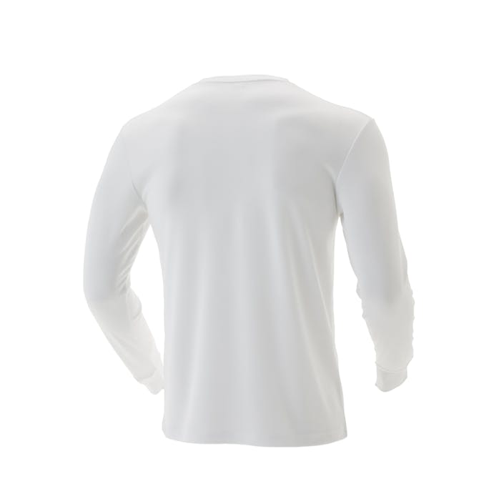 ホットファイン 吸湿発熱Tシャツ 丸首 ホワイト L(販売終了)
