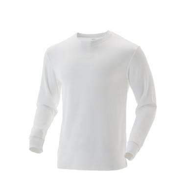 ホットファイン 吸湿発熱Tシャツ 丸首 ホワイト 3L(販売終了)