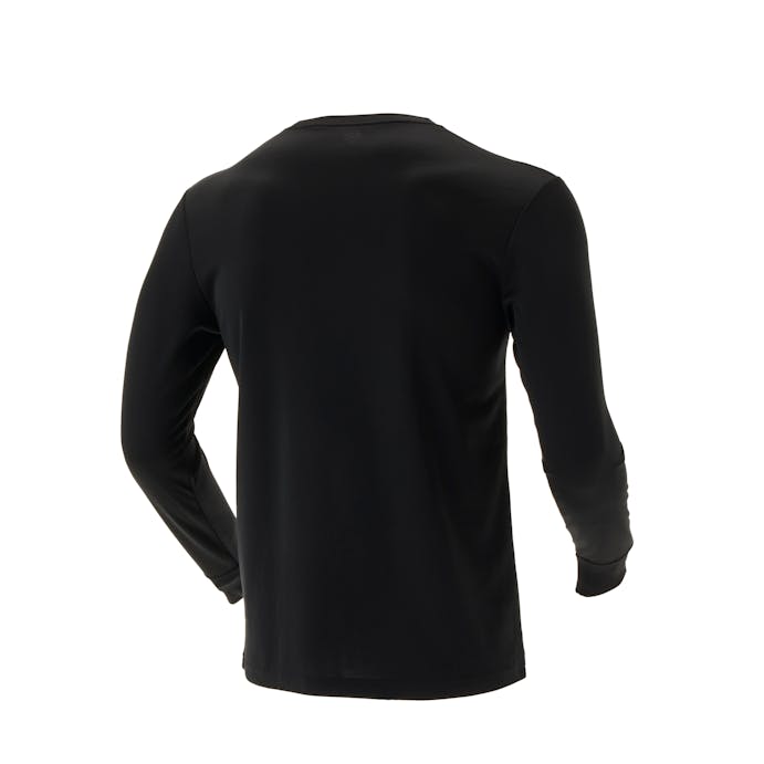 ホットファイン 吸湿発熱Tシャツ 丸首 ブラック 3L(販売終了)