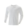 ホットファイン 吸湿発熱Tシャツ V首 ホワイト L(販売終了)