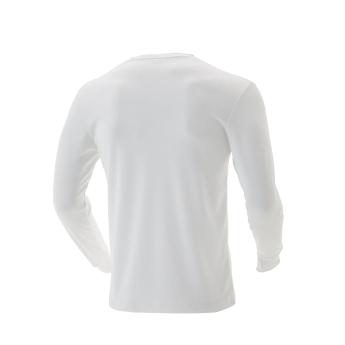 ホットファイン 吸湿発熱Tシャツ V首 ホワイト L(販売終了)