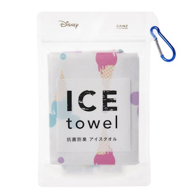 ディズニー 抗菌防臭アイスタオル ポーチ ミッキーマウスB(販売終了)