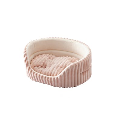 丸型ベッド ジャガードフランネル ピンク Sサイズ(販売終了)