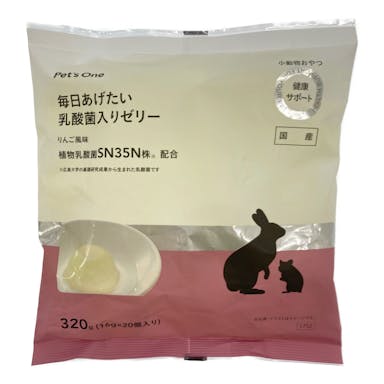 Pet’sOne 毎日あげたい乳酸菌入りゼリー りんご風味 16g×20個入り