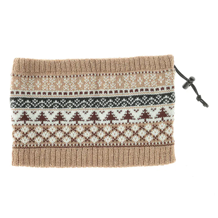 カインズ ネック ニットウォーマー ノルディック ベージュ フリーサイズ