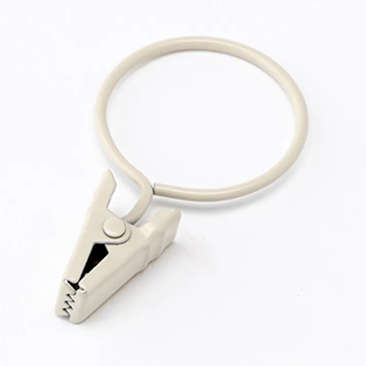 リングクリップ M 内径26mm アイボリー 6個入