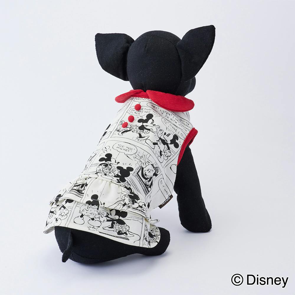 21秋冬 総柄ワンピース ミッキー ミニー Mdサイズ ペット服 犬の服 ホームセンター通販 カインズ