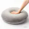 もちもちダブルクッション &pet グレー 直径約45cm