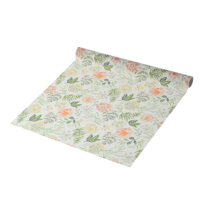 KAMOI×Kumimoku DIYシート 壁用 幅46cm×2.5m フラワー