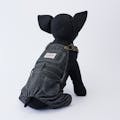 オーバーオール ブラック Lサイズ ペット服(犬の服)(販売終了)